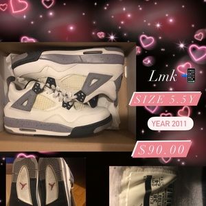 ❌ SOLD❌Cement Jordan 4’s 💕